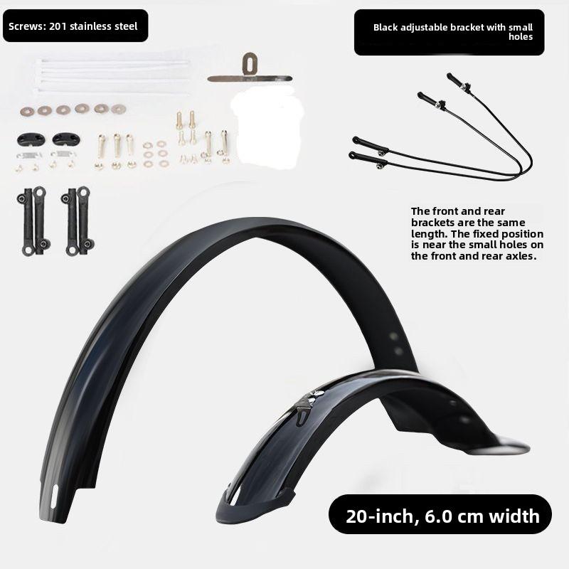 Ultra-Light 20 Inch Mountain Bike Mudguard Full Coverage Mud Tile Wide Water Board Bicycle Riding Equipment Accessories