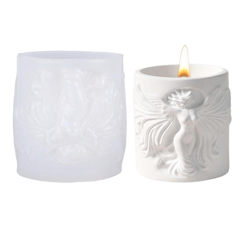 

Multipurpose Handcraft Sturdy Silicone Mould for Resin Art Nordic Styles Storage Cups Candle Containers Reusable 1