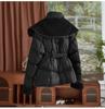 Winter Jacket Coat Female Parkas Fashion Lamb Wool Double Collar Short Belt Warm Down Cotton Jacket Women Outerwear Top