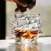 Sturm Whiskeyglas mit Wellentextur 320ml Spirituosen Tumbler für Bourbon Cocktails Blei-frei Eiskaltes Getränkeglas Elegantes Hausbar Geschenk