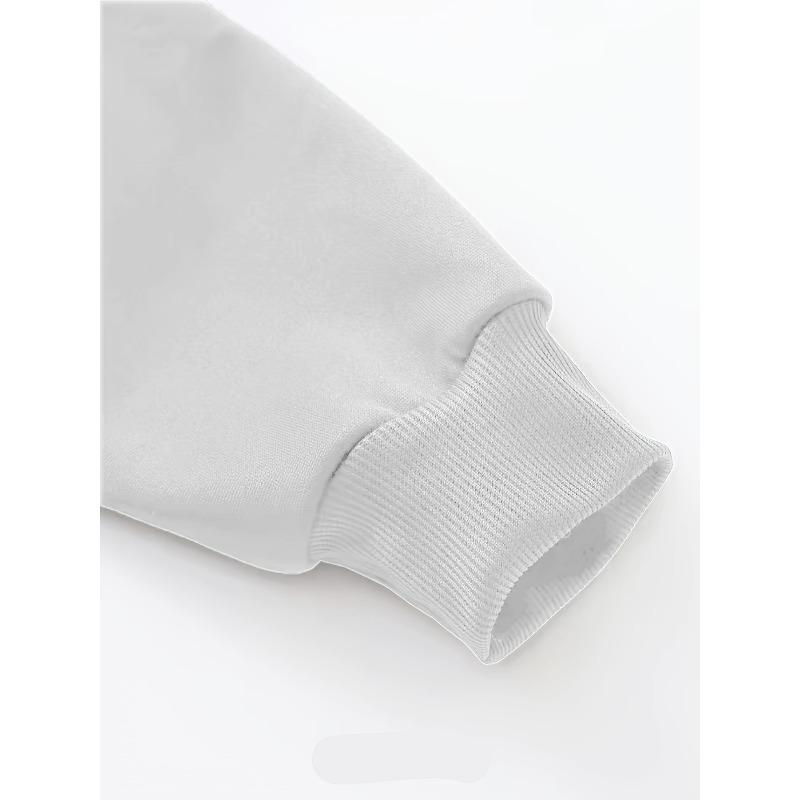 1pc Men's Fashion Crew Neck Sweatshirt, Trendy Top,Breathable, and Comfortable Fabric, Suitable As Pajamas At Home or for Outings and Parties