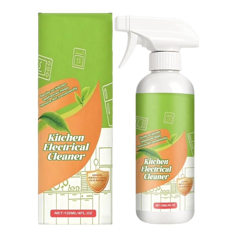 Powerful Appliances Oil Stain Cleaner Grease Cleaner Gentle on Hands Kitchen Cleaner Agent 120ml