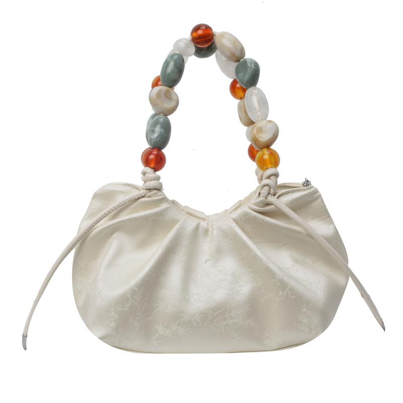 Ruffled cloud bag for women casual crossbody bag sweet bag fluffy shoulder bag folded