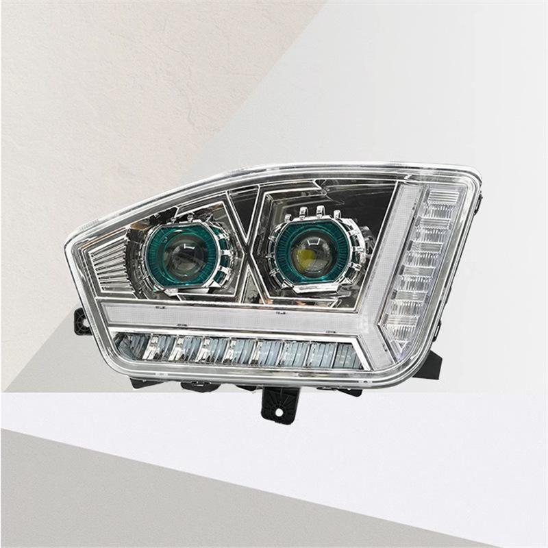 Chiyou Ouman ESTH5 LED Headlight Assembly with Dual-Lens Flowing Turn Signal Single Piece