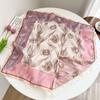 Summer new double-sided velvet scarf air-conditioned room with shawl women travel photo thin sunscreen 61 small square scarf