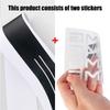 1PCS Car Tail Trunk Rear Bumper Protector Carbon Fiber Sticker For Opel Zafira B Corsa D Insignia Mokka Regal Car Accessories  DP2