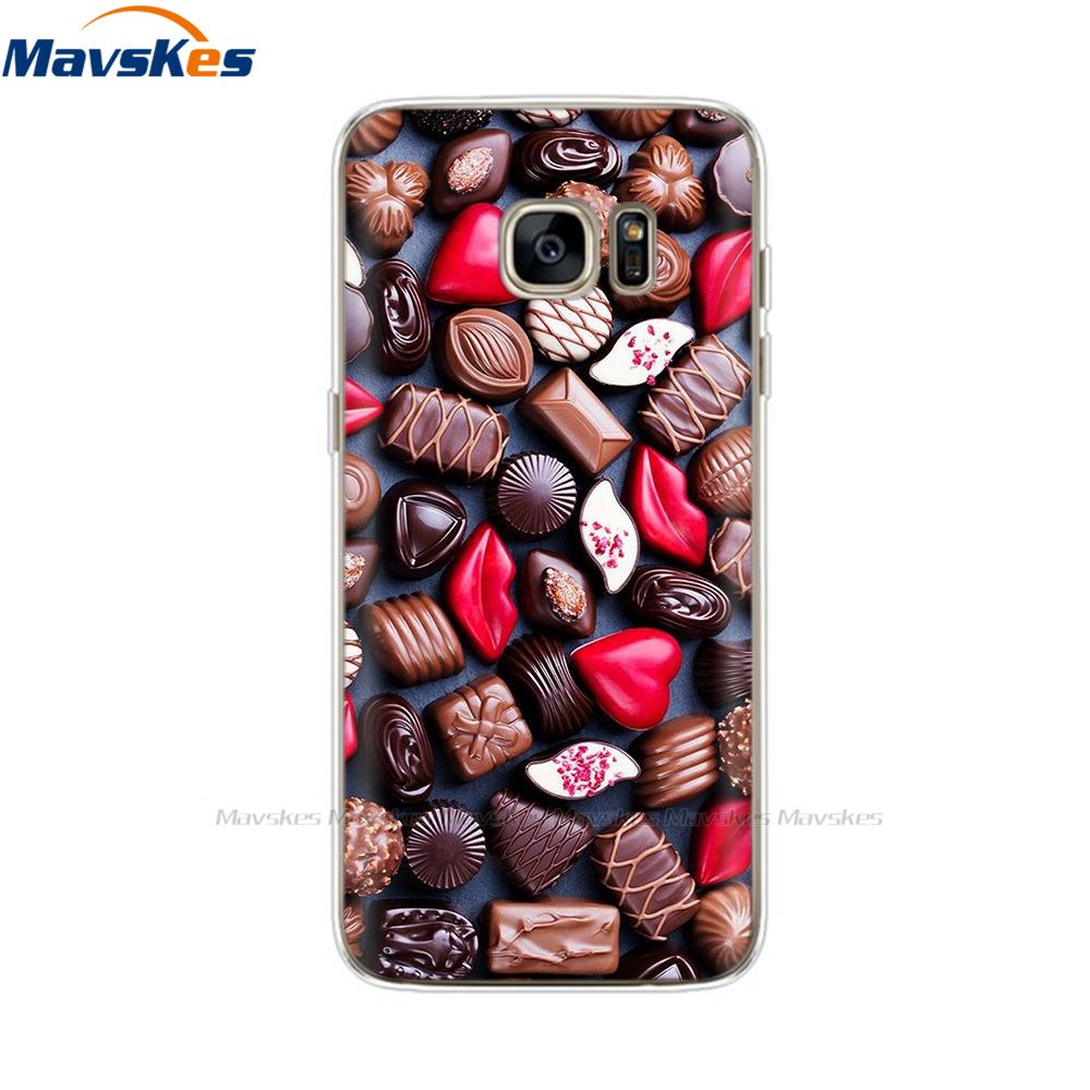 Custodia in Silicone Cartone Animato Per Samsung Galaxy S7 Custodie Cover Fiore Morbido TPU Custodia per Telefono Per Samsung S7 edge G930F G930FD G930W8 Funda