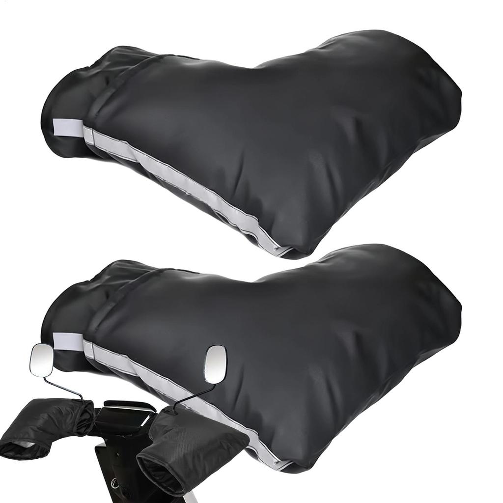Motorcycle Handlebar Mittens Warm Bicycle Handlebar Gloves Windproof Bike Handle Bar Cover for Bike Snowmobile Motorcycle