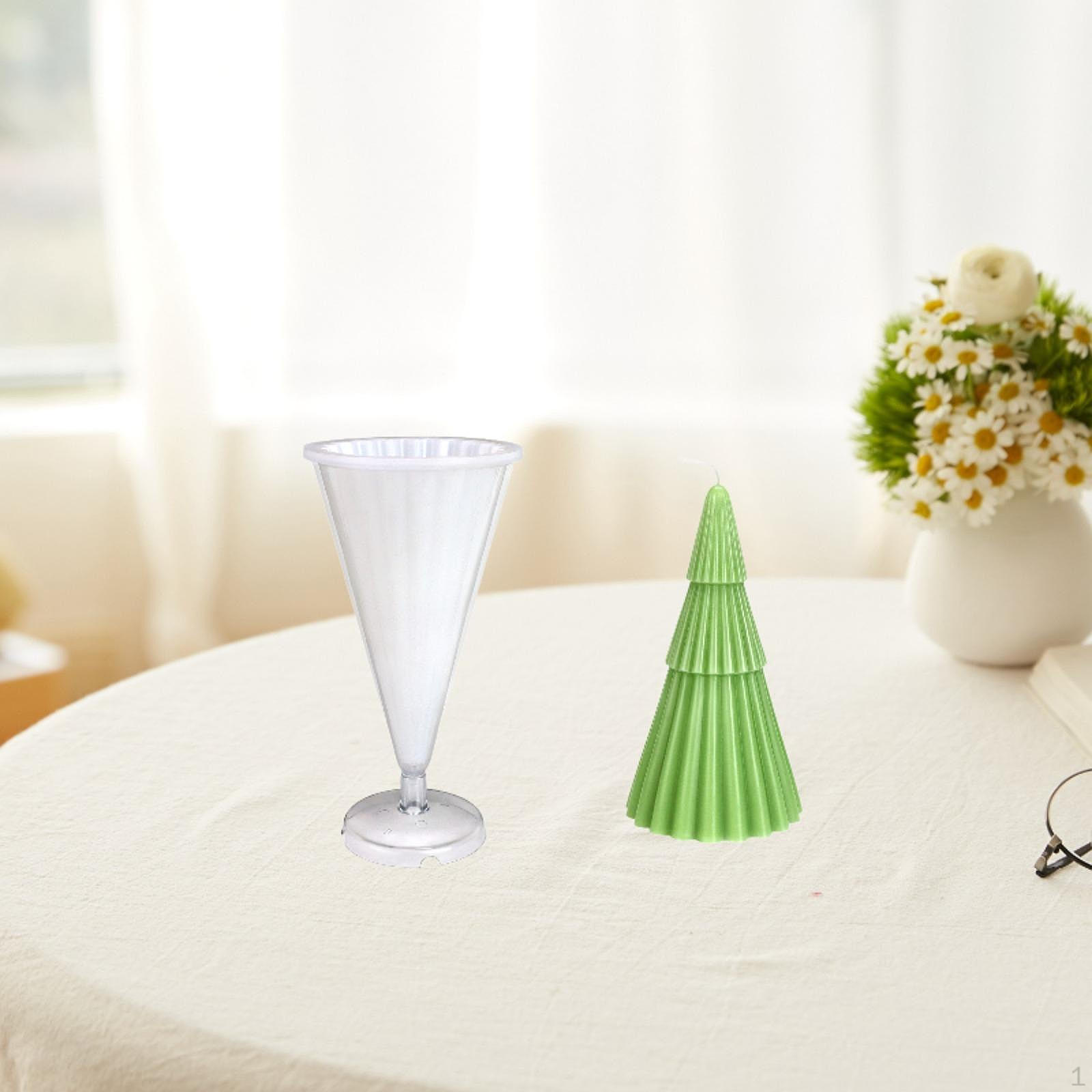 

3D модель свечи в виде рождественской елки, изготовление мыла в виде украшения своими руками Small