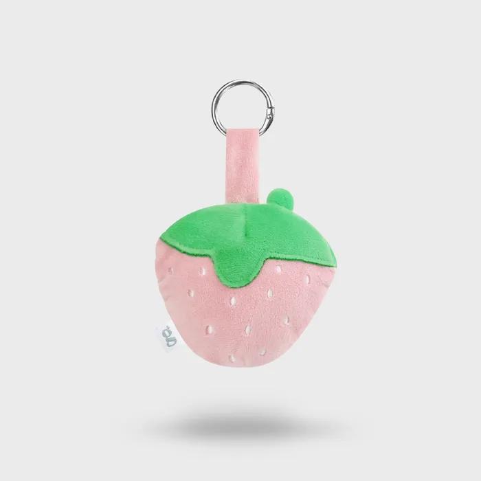 Reusable Plush Bag (Keyring Eco Bag) - Strawberry