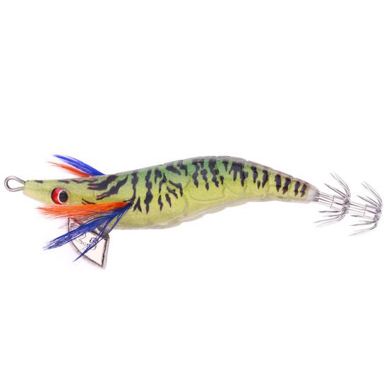 Artificial Lure Shrimp Fake Bait with Sharp Hook Realistic Looking Bright Color Lightweight Portable Bionic Bait Hard Lure