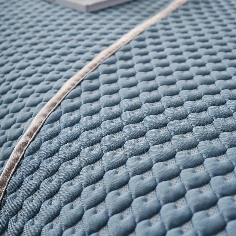 New Ice Silk Sofa Cover Summer Universal Non-slip Sofa Mat Cool Feeling Couch Cushion Solid Color Living Room Home Couch Covers