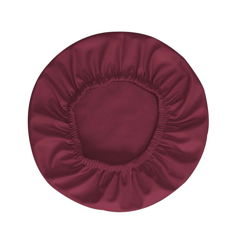 1pc Waterproof Round Stool Cover Stretch PU Leather Bar Stool Covers All Inclusive Rotating Chair Seat Slipcover Home Hotel
