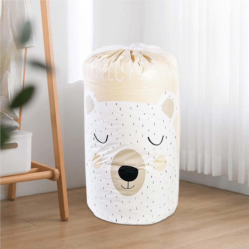 Waterproof Drawstring Quit Storage Bag PEVA Moisture-proof Large Capacity Clothing Organizer Type 1