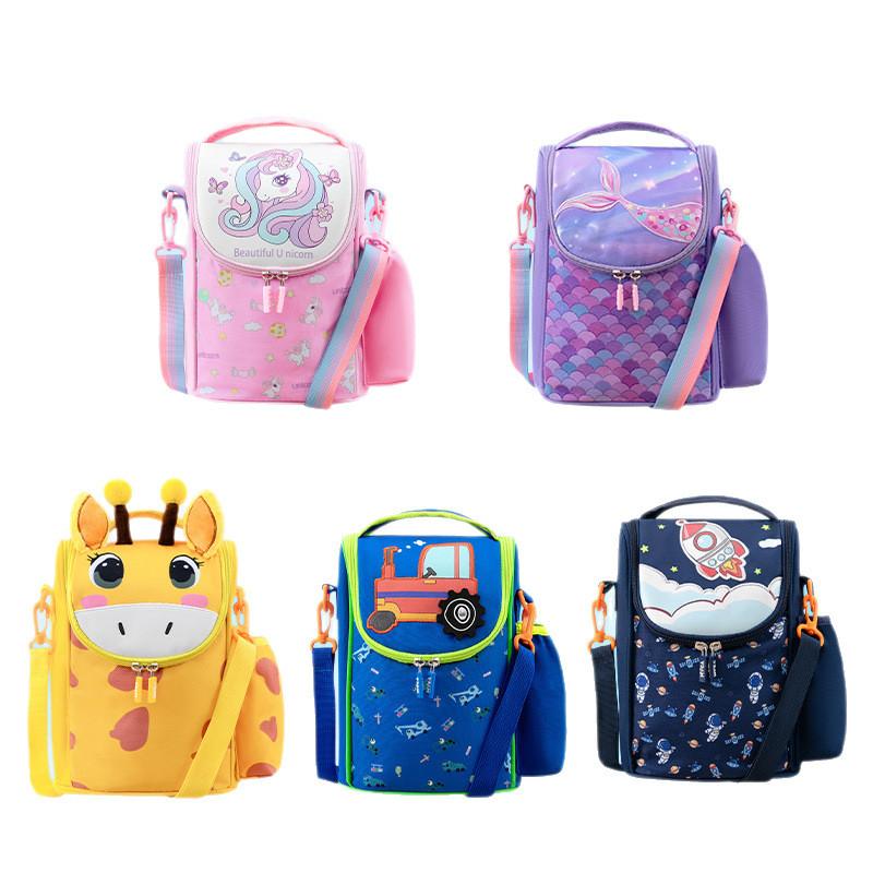 Unicorn Children Insulated Lunch Bag With Oxford Fabric For School Use