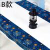 New Halloween Printed Tablecloth PVC Halloween Disposable Tablecloth Bar Table Decor