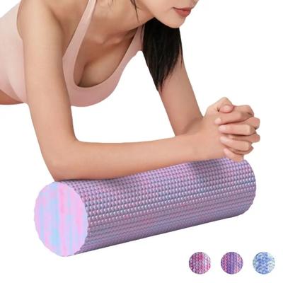 New 45Cm Eva Foam Roller Deep Tissue Massage Muscle Relaxation Yoga Massage Roller Portable Lumbar Support Fitness Roller Gym