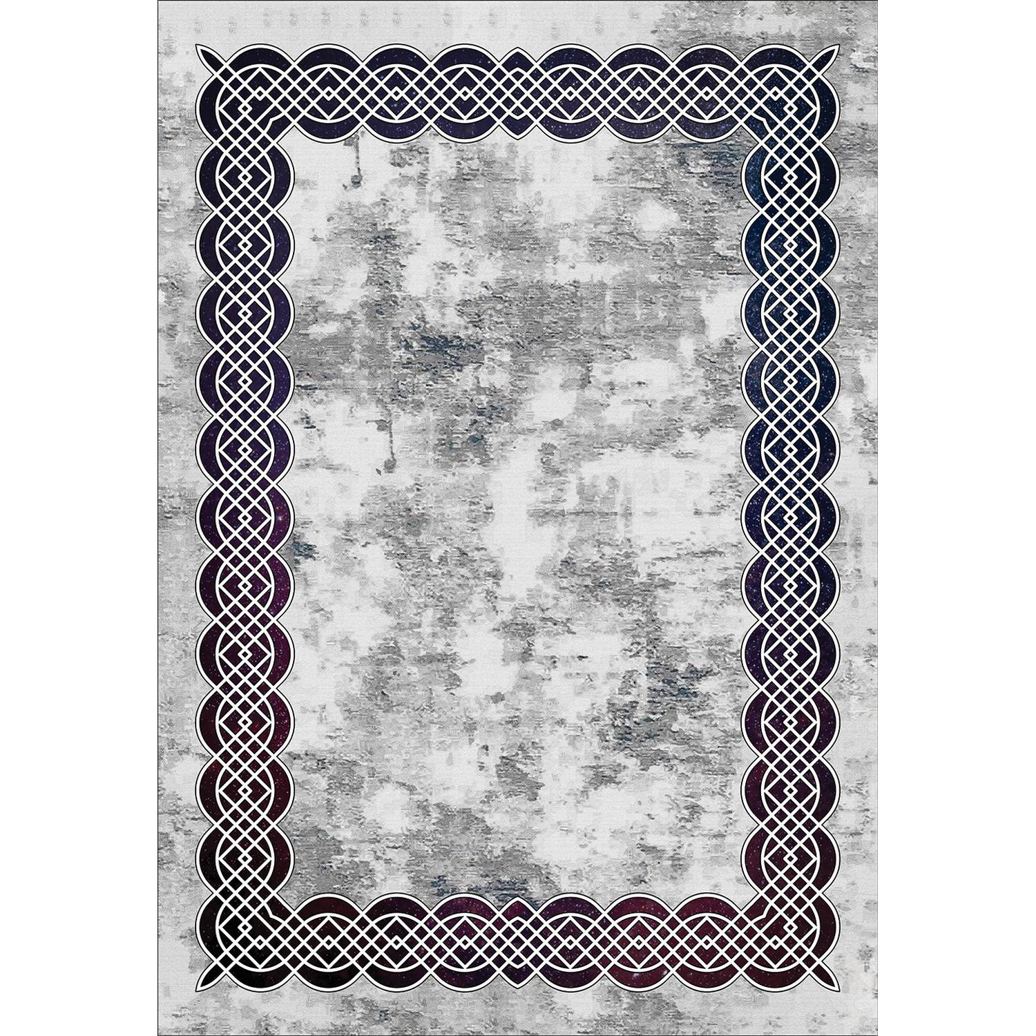 

Eliana Home Washable Printed Carpet LNA0975-FNL224 50x80 серый