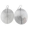 Les Trésors De Lily [N1114] - Designer Earrings 'Choreography' Gray (geometric)