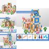 Wooden Castle Building Blocks Set For Kids With Diy Construction And Parentchild Interaction