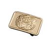 Western Name Plate Belt Buckle Round Round Makers Lever Design Custom Silver Magnetic Belt Buckle for Men