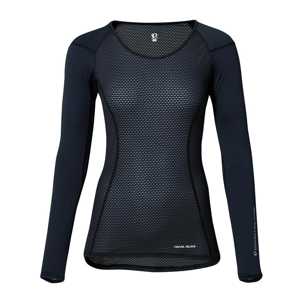 Pearl Izumi Cool Fit Dry UV Long Sleeve Size L Undershirt, Women's, Black,