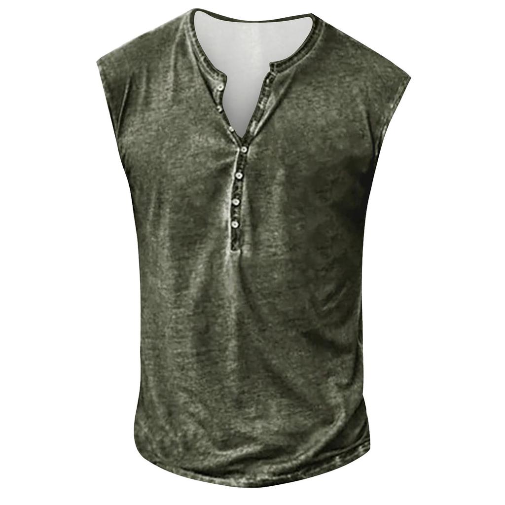 Herren-Tanktop für den Sommer, Surfen und Strand, große Größe, lässig, atmungsaktiv, ärmellos, lockerer Druck, Tanktop für Männer