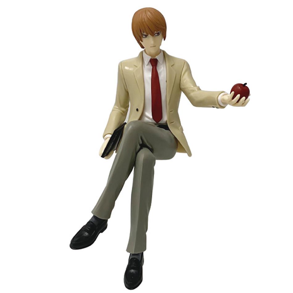 8/16Cm Anime Death Note Figure L Lawliet Ryuk Holding Apple Model For Car Ornament Figurine Fans Collection Christmas Gift
