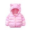 Infant And Toddler Bear Ears Cute Jacket Solid Color Hoodie Jacket Kids Sweater