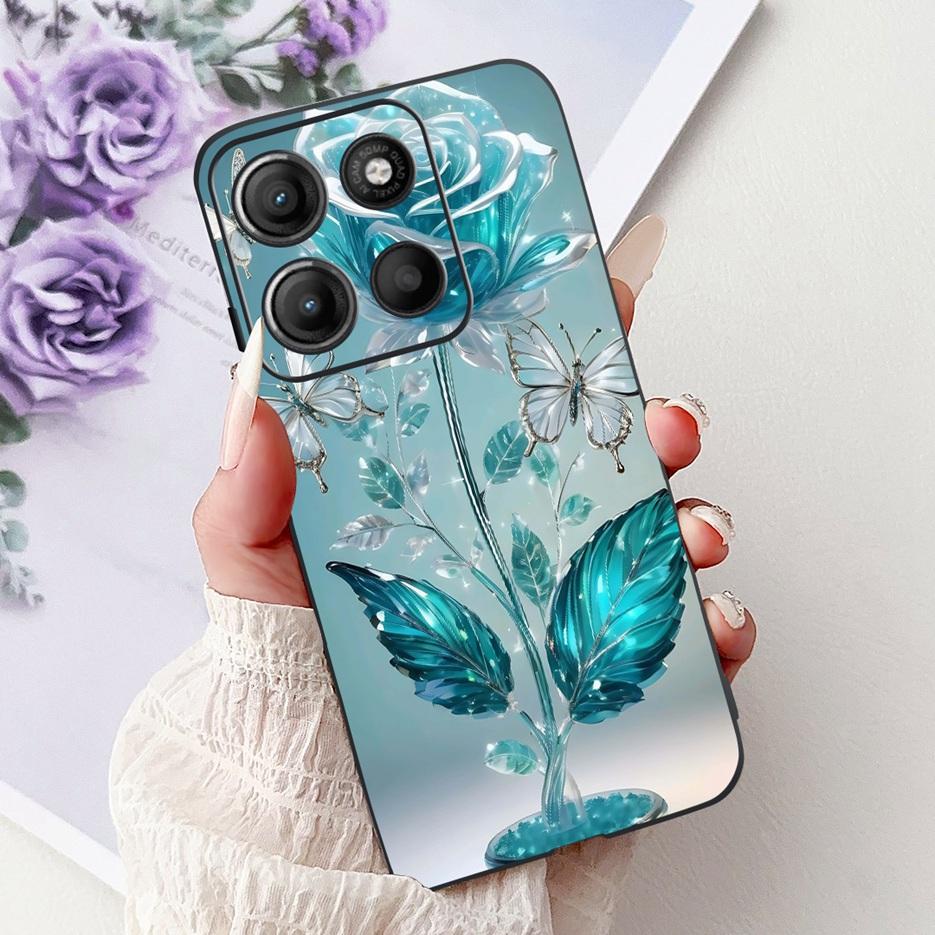 For Motorola Moto G15 Case Moto G75 XT2437-2 Luxury Popular Painted Cover Soft TPU Phone Case For Motorola G15 G 75 MotoG75 Bags