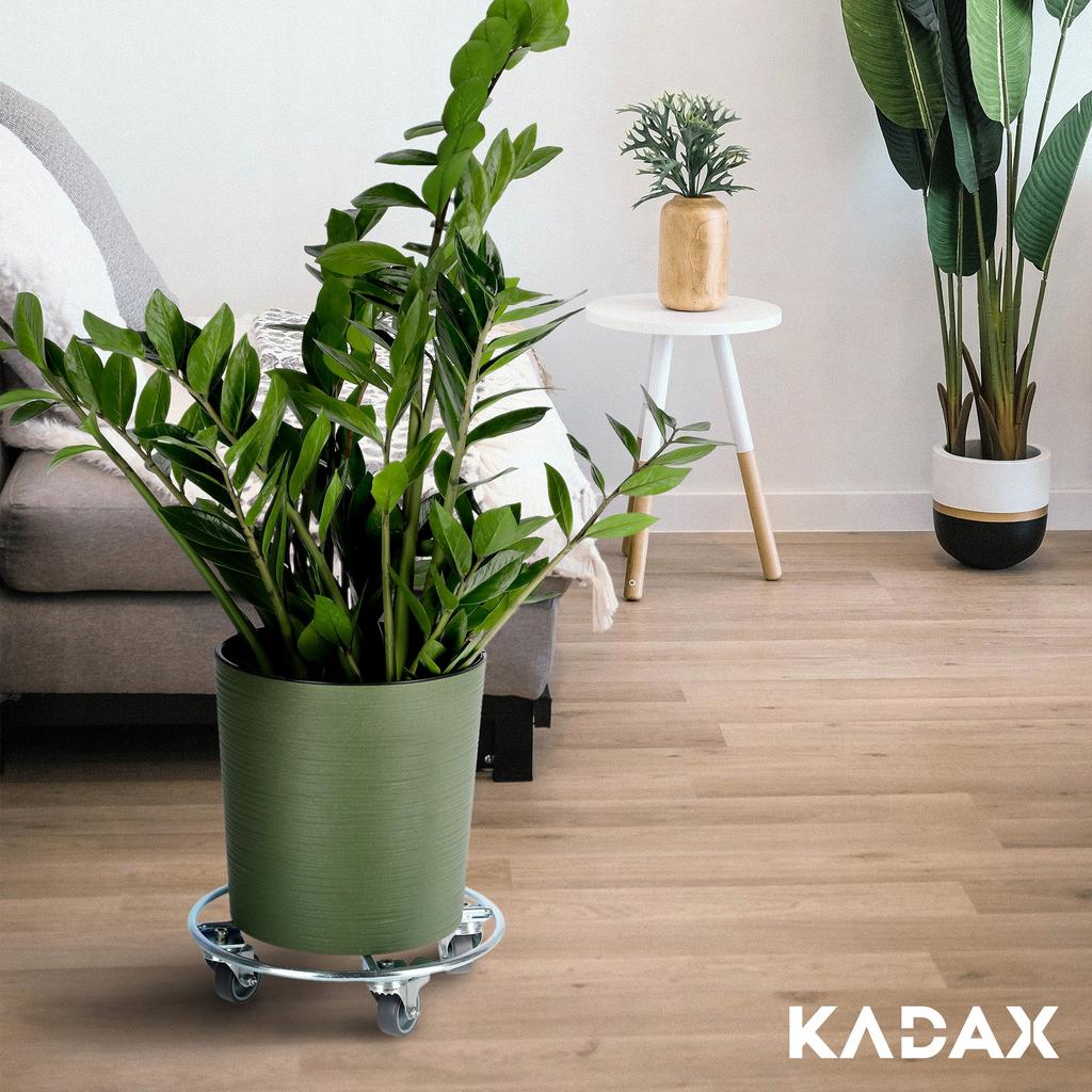 KADAX Planter Platform On Wheels Trolley Stand