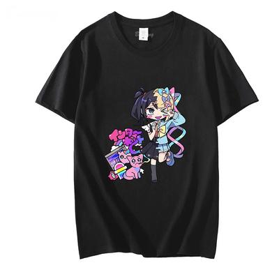 NEEDY GIRL OVERDOSE Μπλουζάκι 100% Βαμβακερά Μπλουζάκια Ρούχα Anime Kawaii Κορίτσι Γραφικά Μπλουζάκια Ανδρικά/Γυναικεία Καλοκαιρινό Μπλουζάκι