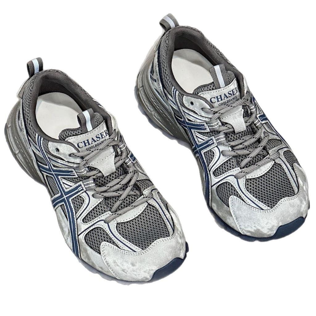 Paris Plateau Dad Shoes Damen 2025 Tasche Sohle Neue Kleine Höhenerhöhung Leichte Vielseitige Laufsport Freizeit Schuhe