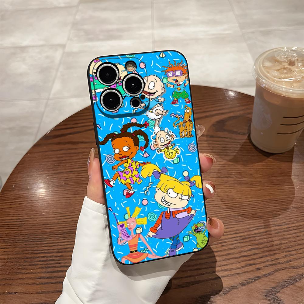 Phone Case For 17 Pro Max Iphone 14 Pro Max 12 16 15 13 Pro 11 Xr X Xs 8 7 Plus Back Cover Boy & Girl Rugrats Chuckie's