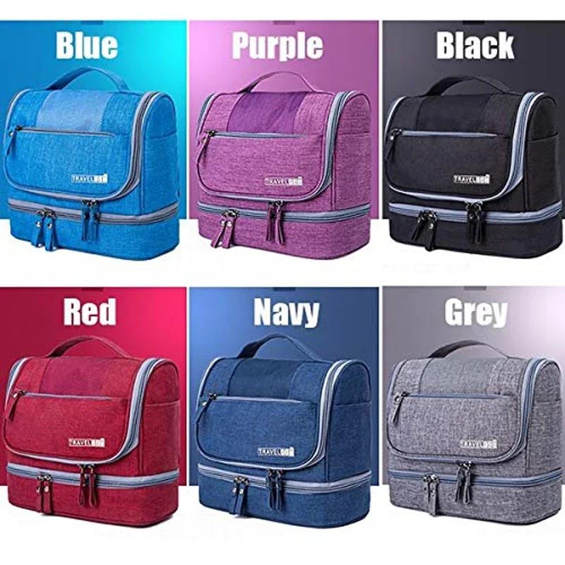 Practical Fashion Cloth Travel Folding Wash Toiletry handbag Women Make Up Cosmetic Case Organizer