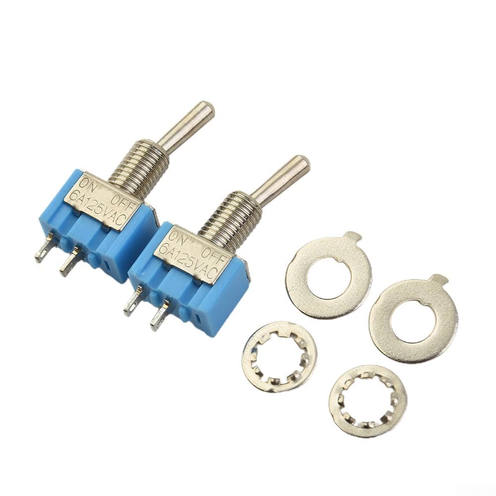 2 Pin Toggle Switch SPST ON-OFF 2 Position Mini Kit Miniature Latching Hot Sale