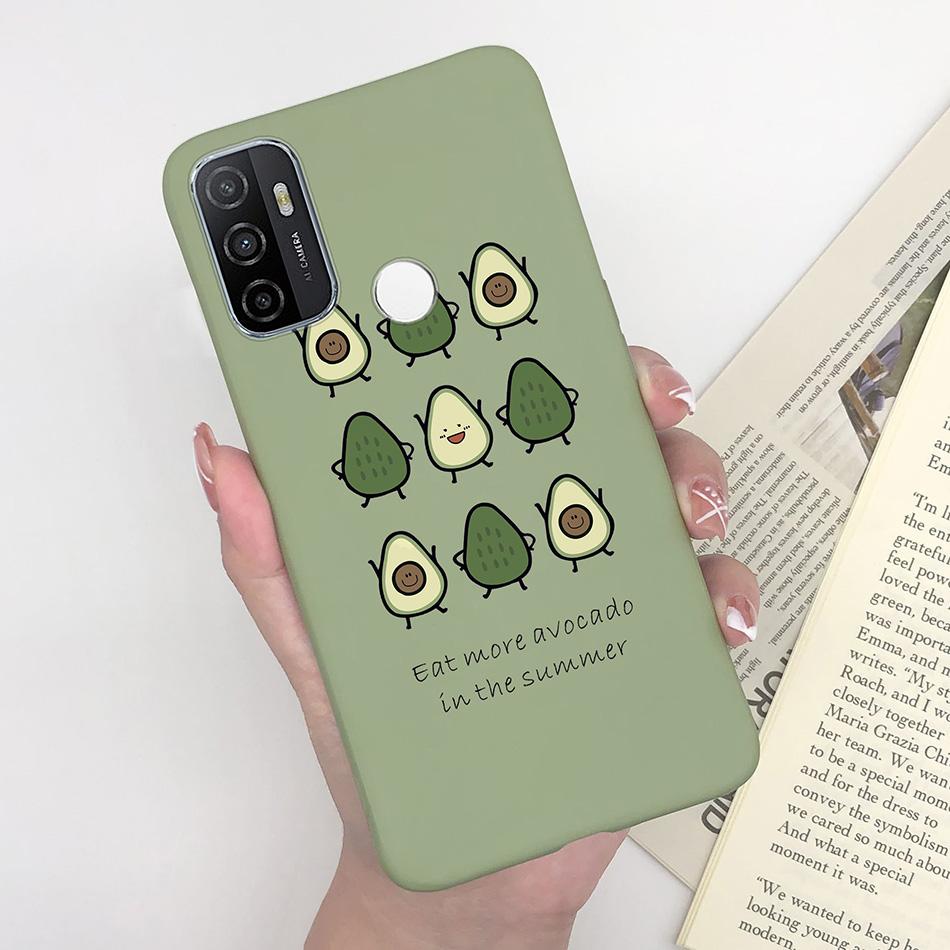 For OPPO A53S 2020 Case Cartoon Coque Heart Painted Silicone Phone Back Cover For Oppo A53s A 53s A53 S Oppoa53 2020 Shell Case