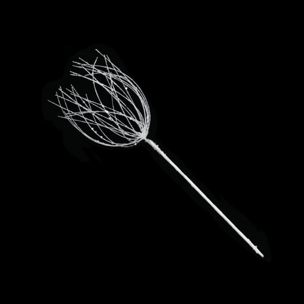 

Simulation Christmas Tree Picks Firework 32CM Firework Glitter Stems New Year белый