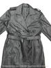 Lambskin Women's Leather Trench Coat Fit Genuine New Black Handmade Soft Casual