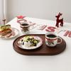 Gowon Christmas Set (2 Mugs + 2 Plates) Home Party Gift