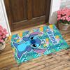 Personalized Name Stitch Fantasy Living Room Non-Slip Area Rug Soft Carpet for Bedroom Kids Playroom Sofa Office Home Decor Doormat