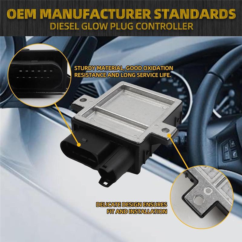 A58X-Diesel Glow Plug Controller 580-0124 8980185120 For Isuzu FTR FVR FXR NPR NPR-HD NQR NRR Replaces 8980185121 98018512