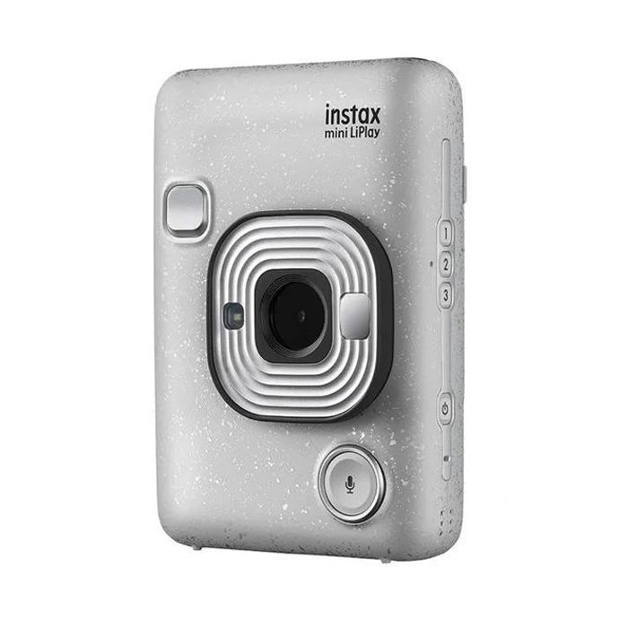 

Мини-камера ЛиПлэй: цвет Белый камень, Instax Mini LiPlay Stone White, Instax