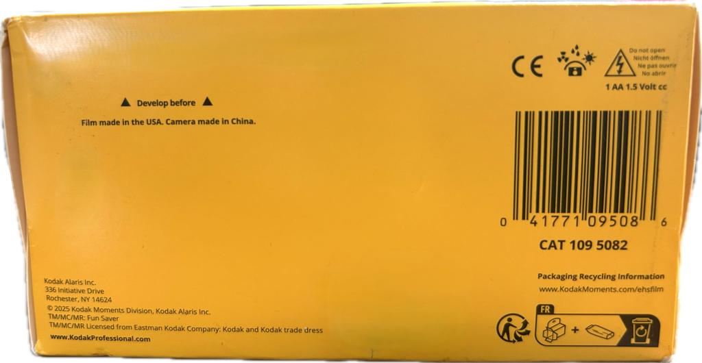 Kodak FunSaver 3-Pack Lens-Mounted Film [Value Pack]