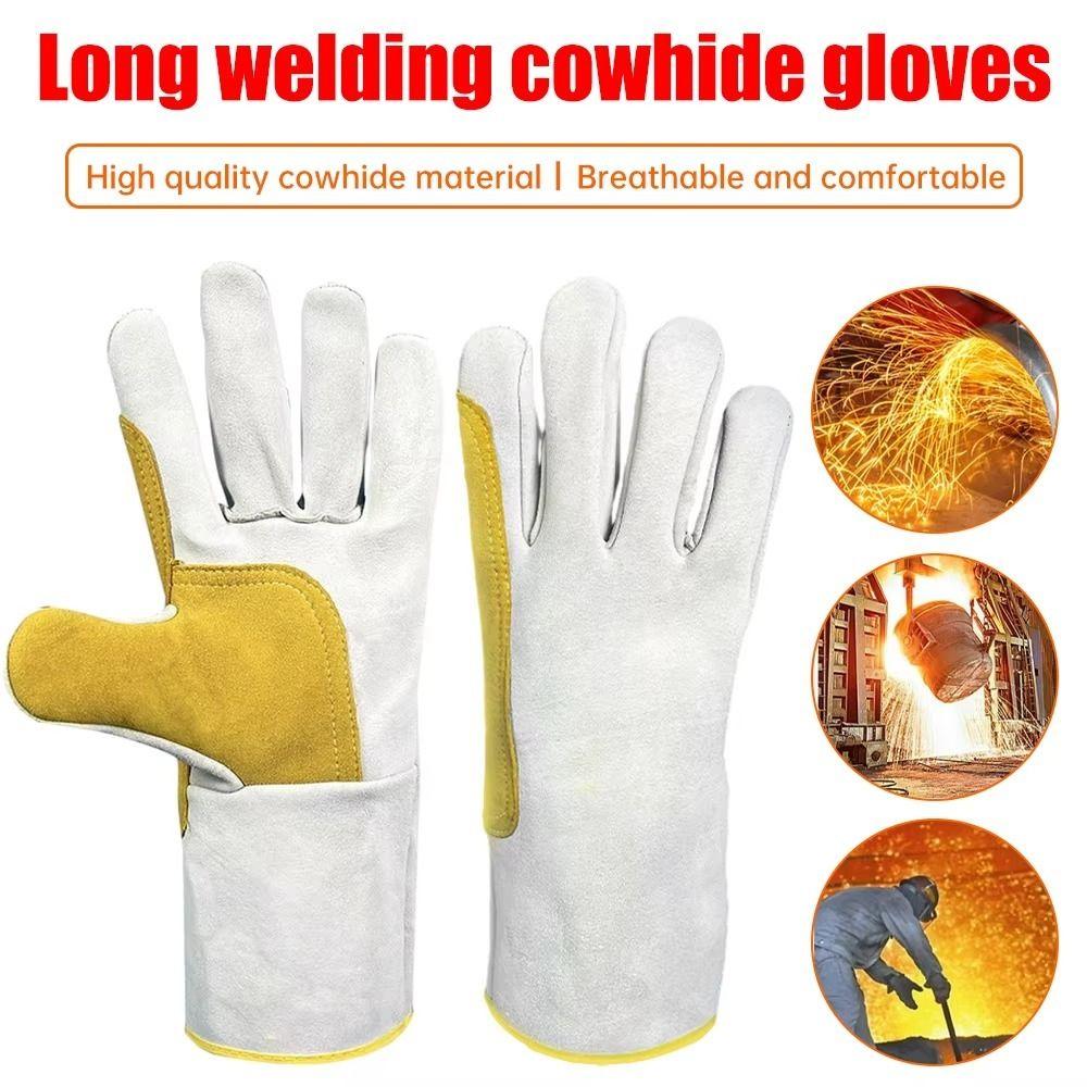 Thick Welding Gloves Long Mechanic Glove New Labor Gloves