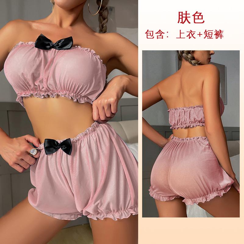 

Сетчатый женский эротический многоцветный сексуальный пижамный комплект L