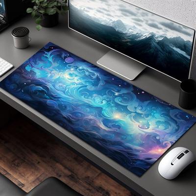 Dreamy Light Blue Desktop Decorationbeautiful Natural Desktop Decorationteacher Gift Gaming Mousepadperfect Gift for Friends
