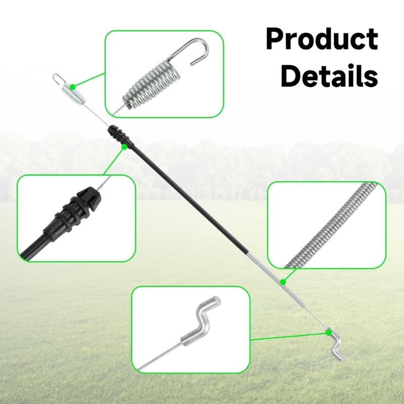 105-1845 Deck Engagement Clutch Cable Replace for 20012 20016 20019 20001 20003 20005 20007 20064 Lawnmower Deck Cable