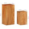 VidaXL Tables d'appoint 2 pcs Bois d'acacia solide