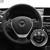 Hot For BMW M  44/46mm Car Badge Steering Wheel Sticker Emblem Replacement Auto Decoration For BMW M E90 E91 E92 F07 F10 F15 F16 F20 F30 G30 X5 jo55